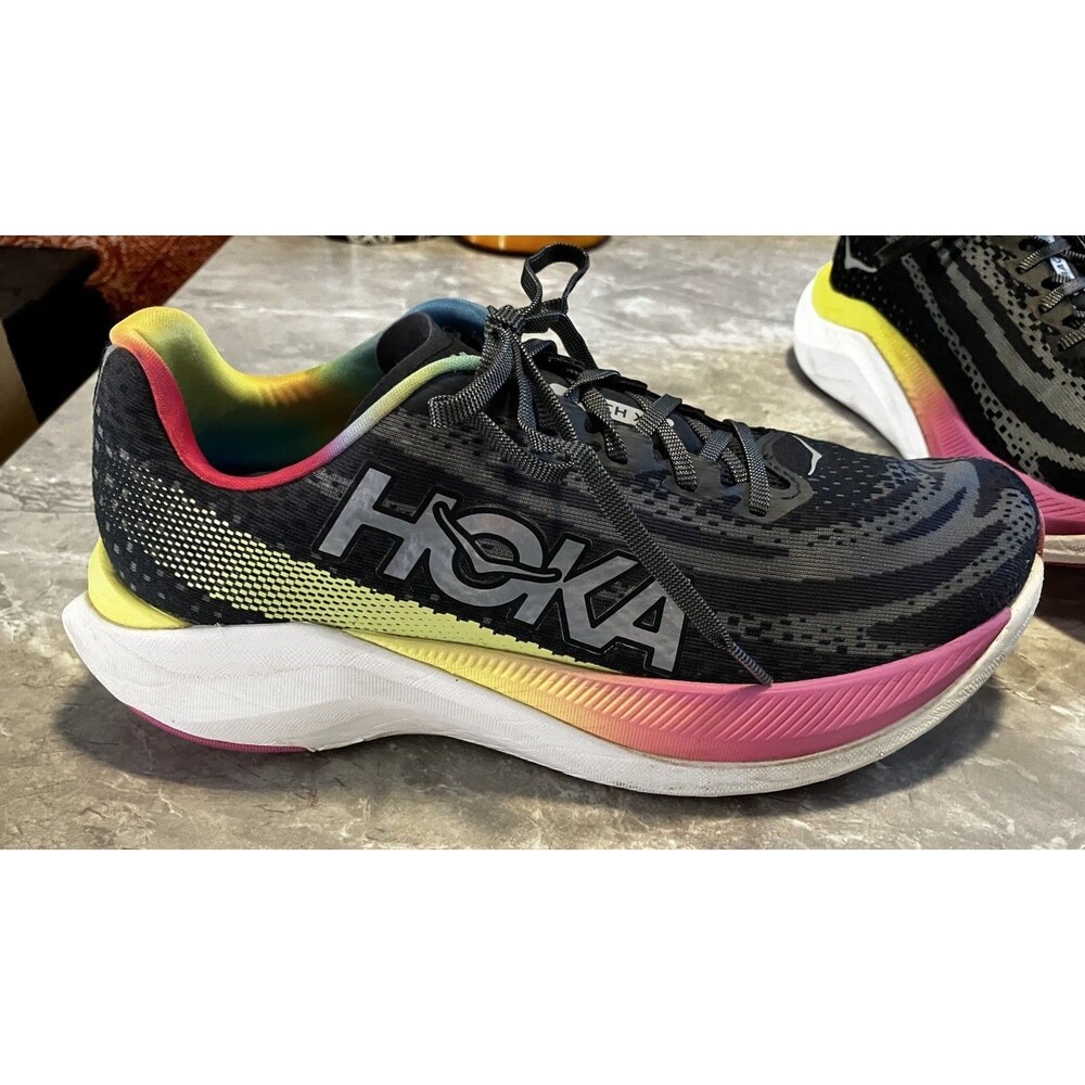 Hoka One One Mach X Black Silver Multi Color Men’s Shoes Mens 10 1141450 BKSV